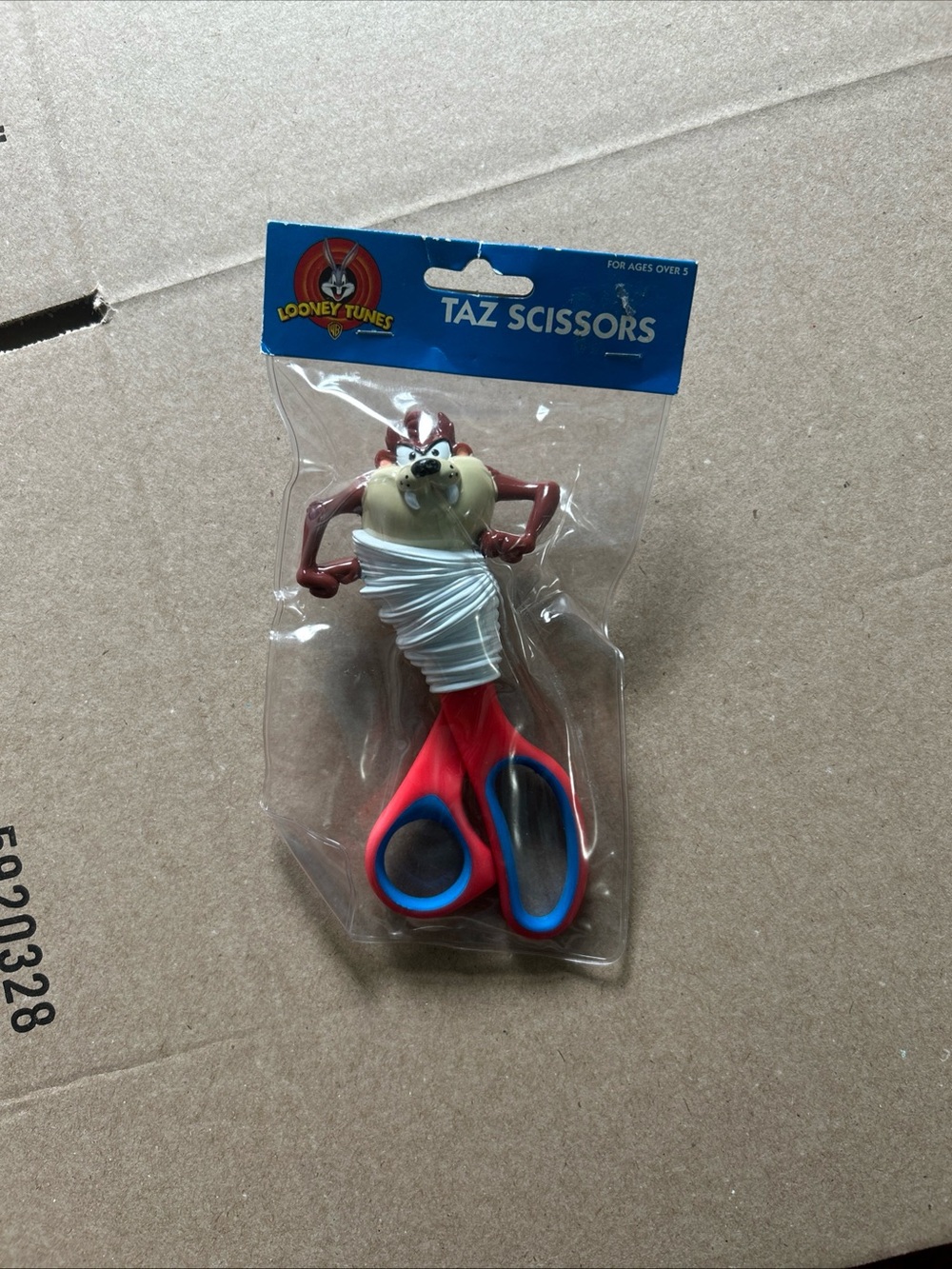 Warner Bros. Tasmanian Devil Scissors - Red & Blue Handles